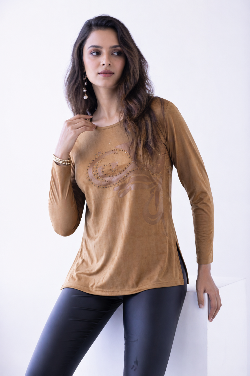 Polera Suede