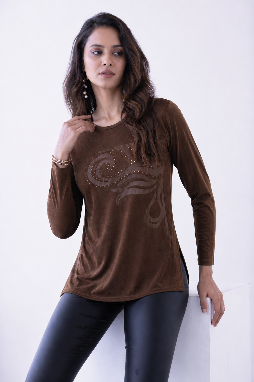 Polera Suede